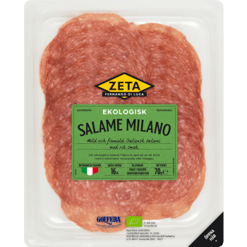 Salami Milano Ekologisk 70g Zeta.