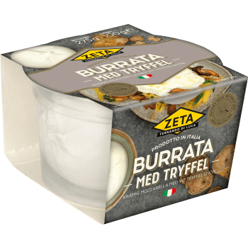 Burrata med tryffel 275g Zeta.