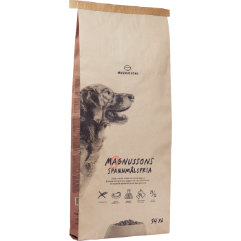 Hundfoder Spannmålsfria 14kg Magnusson.