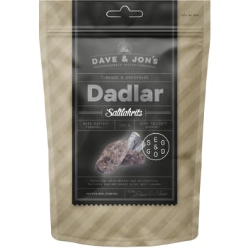 Dadlar Saltlakrits 125g Dave & Jon's.