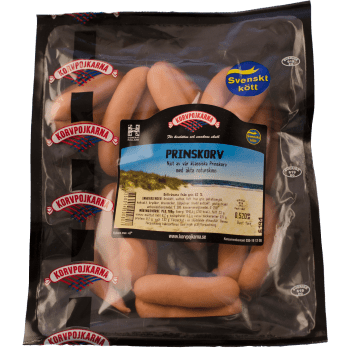 Prinskorv 520g Korvpojkarna.