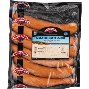 Delikatessgrill Tjock 660g Korvpojkarna.