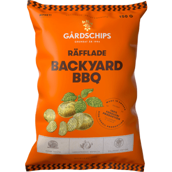 Chips Backy BBQ 150g Gårdschips.