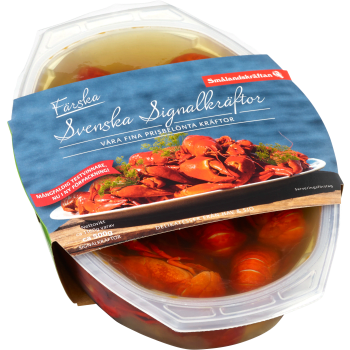 Signalkräftor Färska Kokta 500g Smålandskräftan.