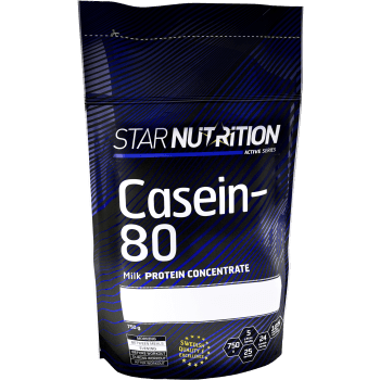 Casein-80 Pulver Chocolate Milk 750ml Star Nutrition.