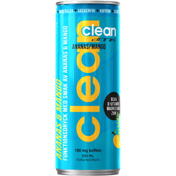 Energidryck BCAA Ananas & mango 33cl Clean drink.