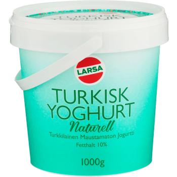 Yoghurt Turkisk Naturell 1000g Larsa Foods.