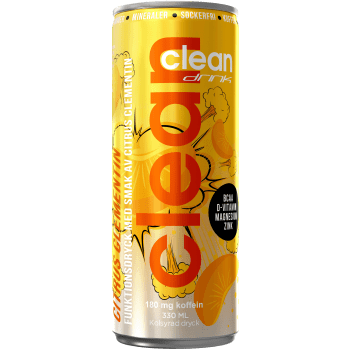 Energidryck BCAA Citrus 33cl Clean drink.