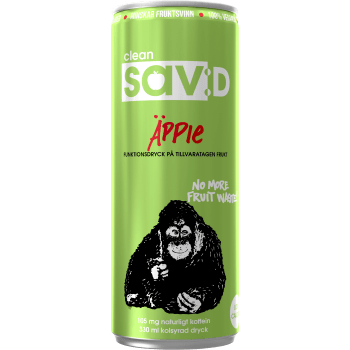 Energidryck Sav:D Äpple 33cl Clean drink.