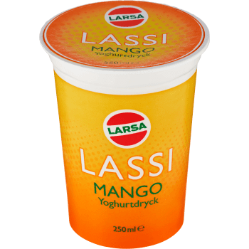Yoghurtdryck Mangolassi 250ml Larsa foods.