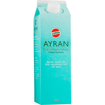 Yoghurtdryck Ayran Turkisk 1000ml Larsa Foods.