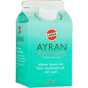 Yoghurtdryck Ayran Turkisk 500ml Larsa Foods.