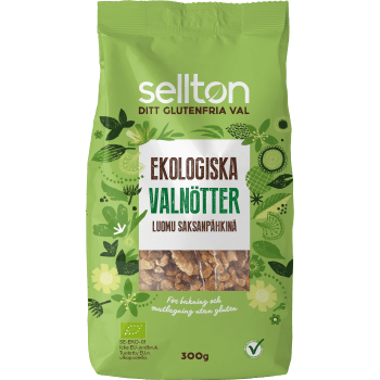 Valnötter Ekologiska 300g Sellton.
