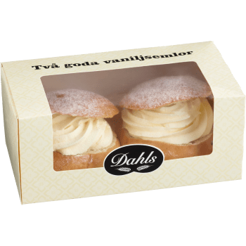 Vaniljsemla 2-pack 250g Dahls Bageri.