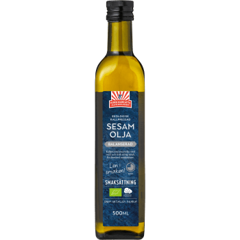 Sesamolja Kallpressad Ekologisk 500ml Kung Markatta.