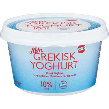 Grekisk Yoghurt 10% 500g Larsa Foods.