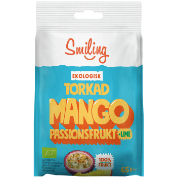 Mango Fusion EKO Fairtrade 65g Smiling.
