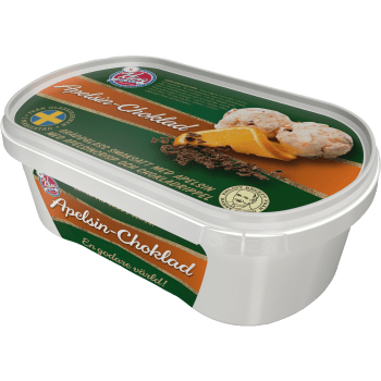 Gräddglass Apelsin-choklad 500ml Kling Glass.
