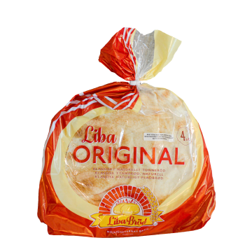 Tunnbröd Original 340g Liba Bröd.