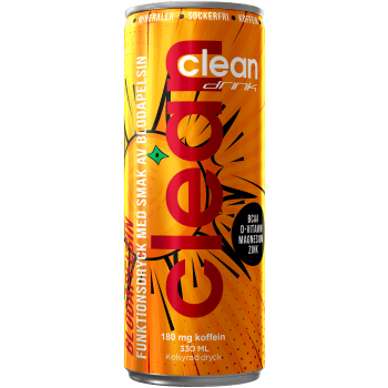 Energidryck BCAA Blodapelsin 33cl Clean drink.