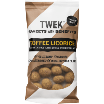 Godis Toffee Licorice 65g Tweek.