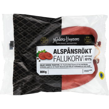 Falukorv Alspånsrökt 800g Nyhléns hugosons.