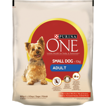 Hundmat Adult Oxe & ris 800g Purina One.