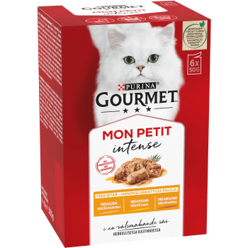 Kattmat Mon petit Kyckling 6-p 300g Gourmet.