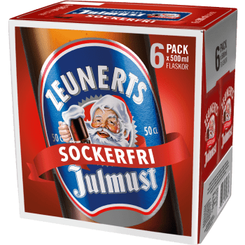 Julmust Sockerfri 50cl 6-p Zeunerts.