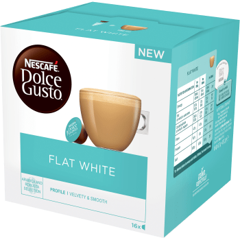 Kaffekapslar Flat white 16-p Dolce Gusto.