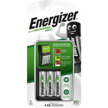 Batteriladdare ECO Maxi inkl. 4AA b Energizer.