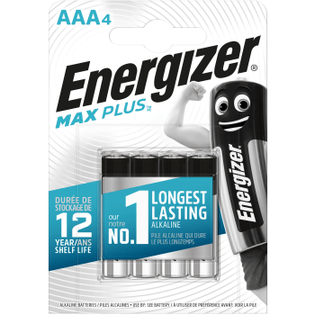 Batteri Max Plus AAA 4-p Energizer.