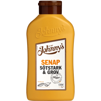 Senap Sötstark & grov 500g Johnnys.