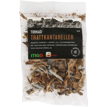 Trattkantarell torkad Klass 1.