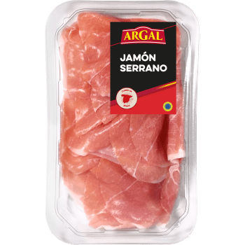 Jamón Serrano skivad 80g Argal.