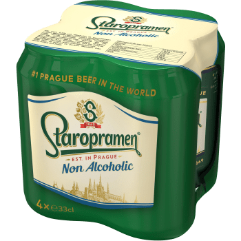 Öl Alkoholfri 33cl 4-p Staropramen.