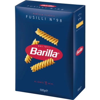 Pasta Fusilli 500g Barilla.