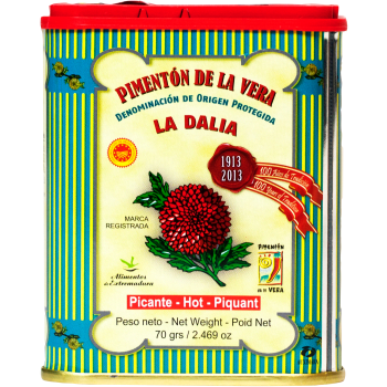 Paprikapulver Rökt Pimentón Picante Stark 70g La Dalia.