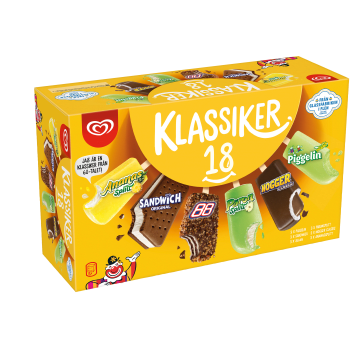 Glass Klassikerlåda 18-pack GB Glace.