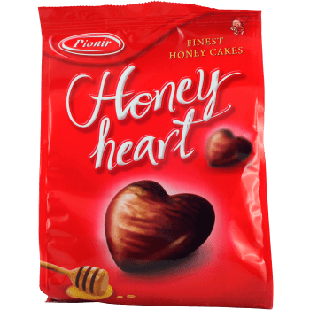Honungskaka Honey heart 350g Pionir.