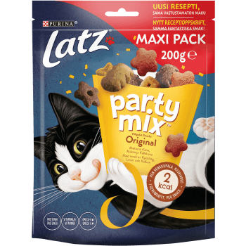 Kattsnacks Party mix Original 200g Latz.