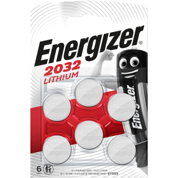 Knappcellsbatteri 2032 6-p Energizer.