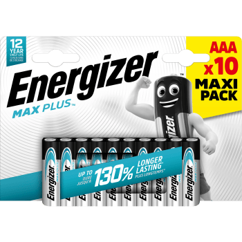 Batteri AAA 10-p Energizer Max Plus.