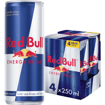 Energidryck 25cl 4-p Red Bull.