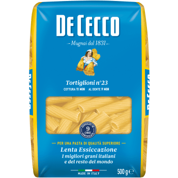 Pasta Tortiglioni Druvmete 500g De Cecco.