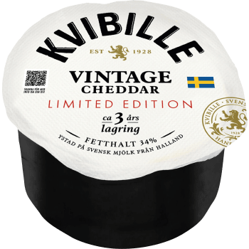 Cheddar extra lagrad hårdost ca 1,4kg Kvibille.