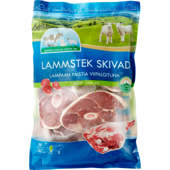 Lammstek i Skivor ca 2600g Qibbla Halal.