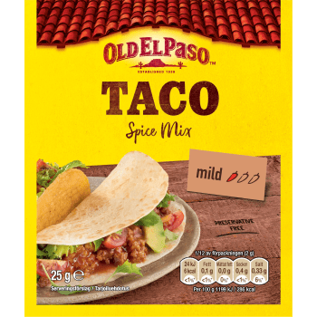 Taco Kryddmix 25g Old el Paso.
