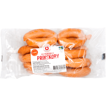 Prinskorv handknuten ca 500g Petterssons Charkuteri.