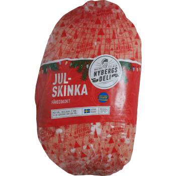 Julskinka Färsk Kokt med svål ca 3kg Nybergs Deli.
